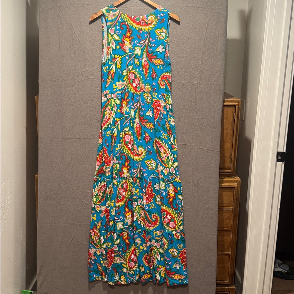 Boden Blue Floral Maxi Dress - Picture 6 of 6